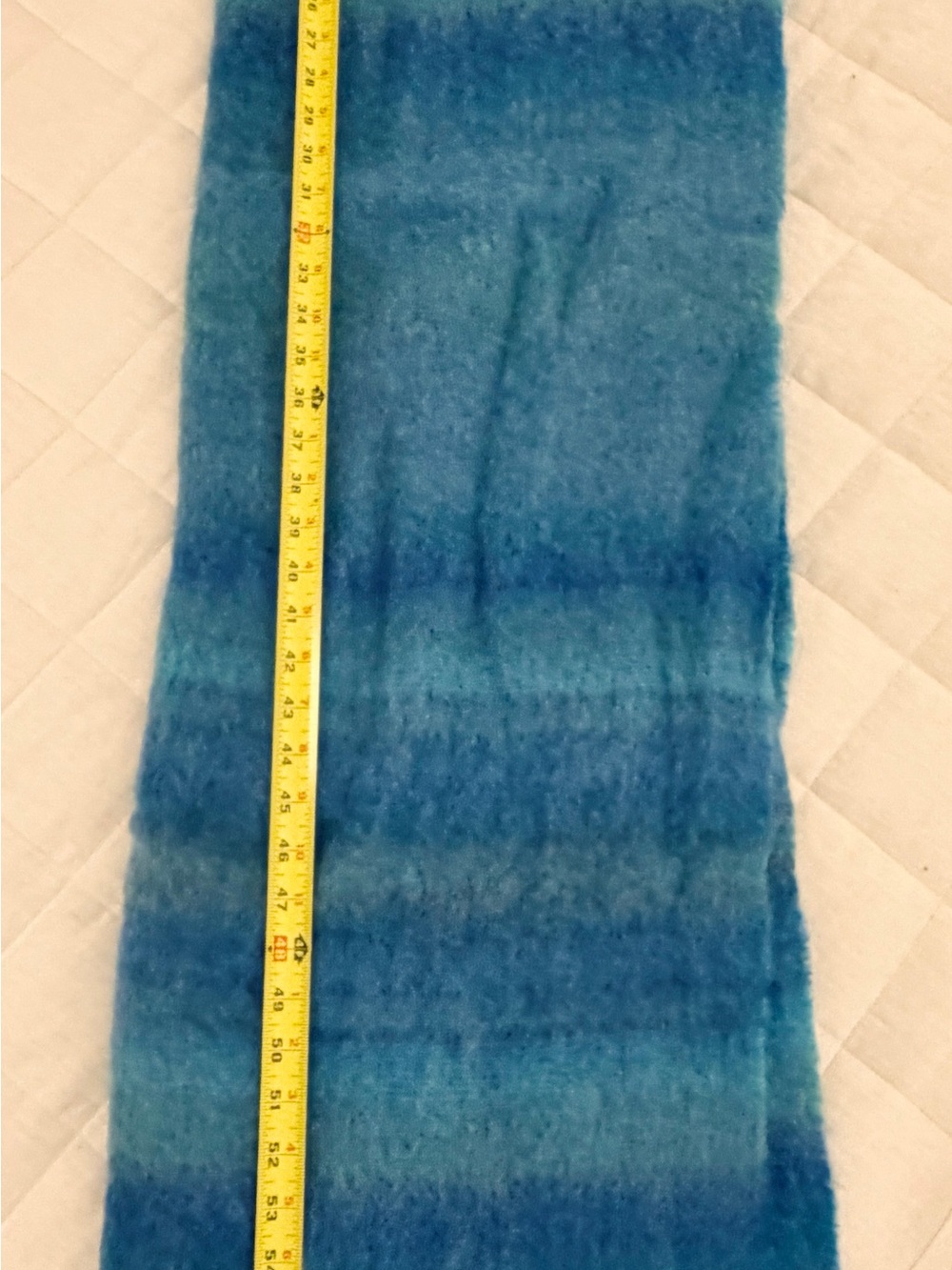 Foxford Wild Atlantic Blue Ombre Throw - Picture 6 of 10